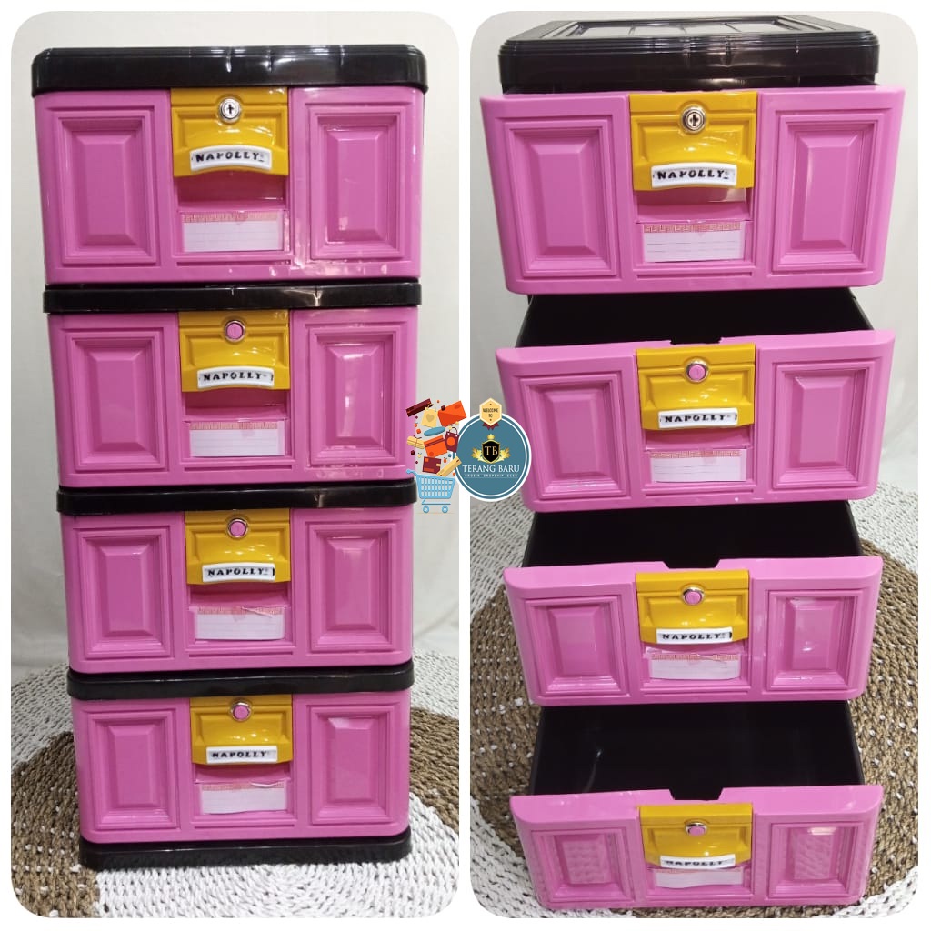 LEMARI PLASTIK NAPOLLY | LEMARI NAPOLLY | LEMARI SUSUN NAPOLLY | rak susun plastik serbaguna | lemar