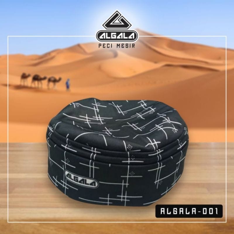 peci mesir lipat ORIGINAL ALGALA kopiah kupluk gaul motif sorban terbaru murah unik kopeah viral