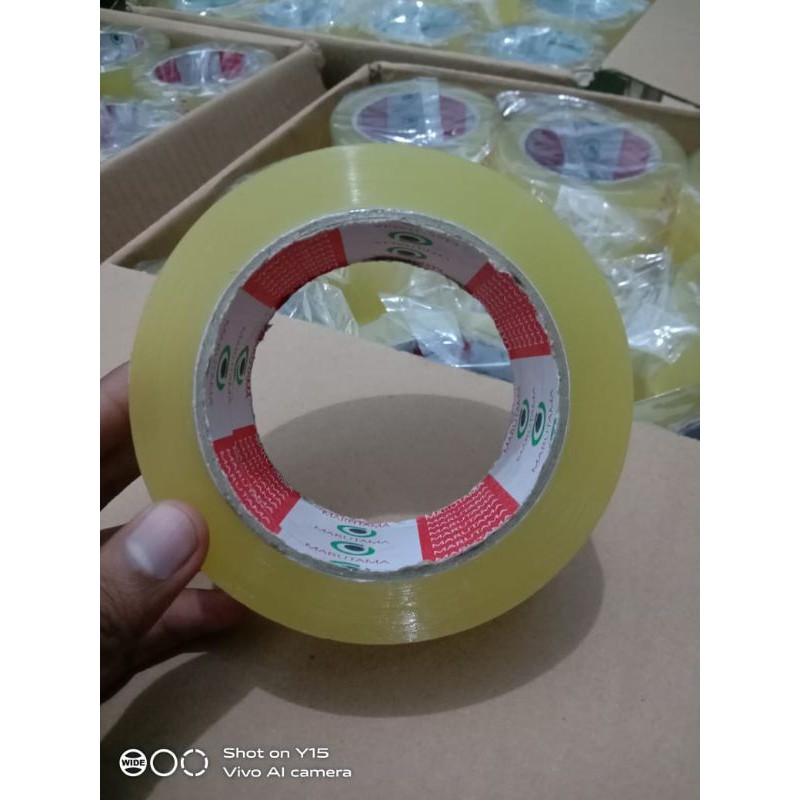 

Lakban Bening 100yard Selotip isolasi 45mm kuat