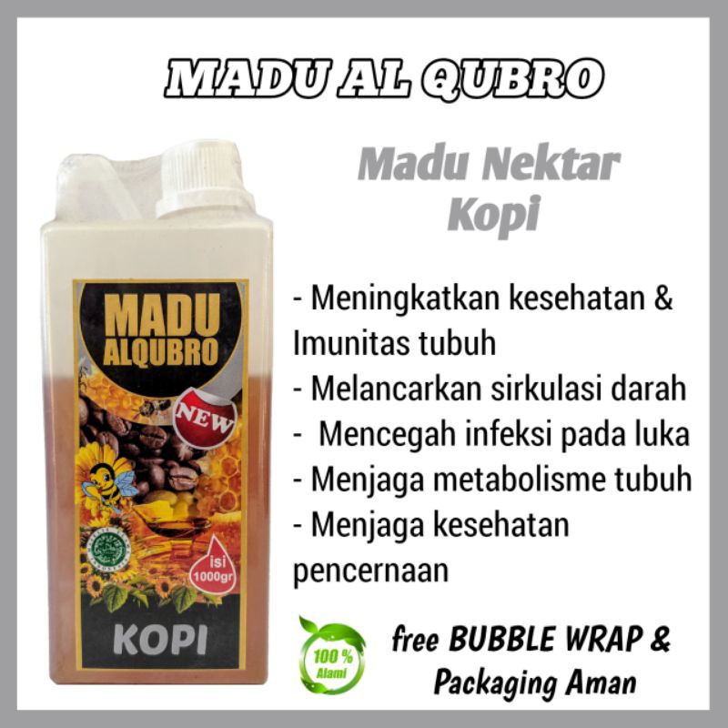 

Madu Asli Nektar Kopi Madu Al Qubro 1Kg