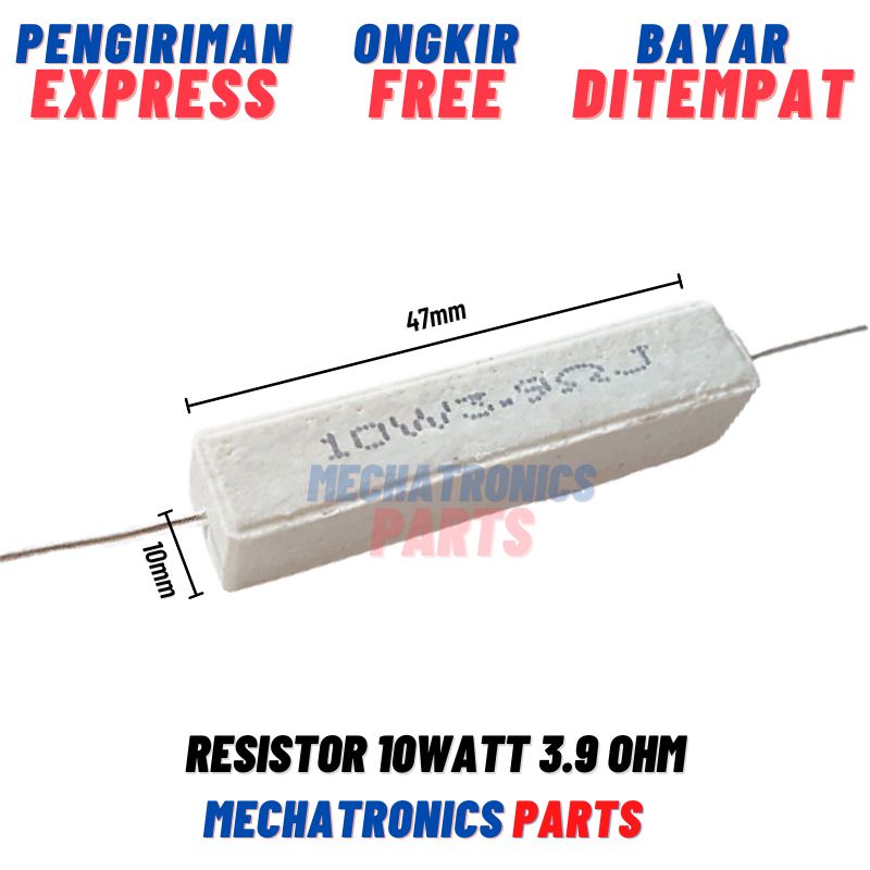 [PAS-9535] RESISTOR 10WATT 3.9OHM