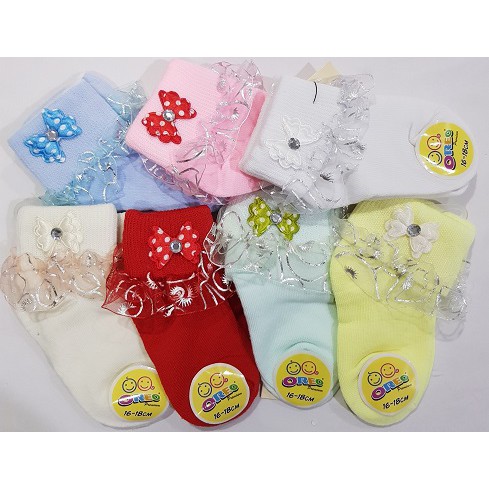 Kaos kaki Renda bayi perempuan Lucu