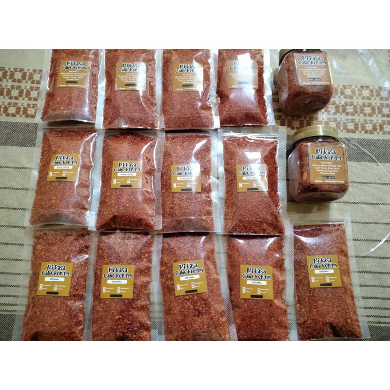 

cabe bubuk kasar / cabe bubu kasar daun jeruk