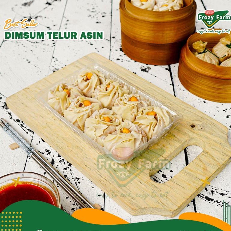 

DIMSUM FROZEN TELUR ASIN (PREMIUM) ISI 8/PACK- DIMSUM MEDAN HALAL - DISTRIBUTOR MEDAN