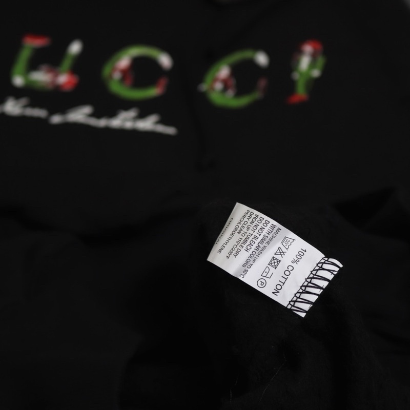 Hoodie Gucci Camo Script Fulltag