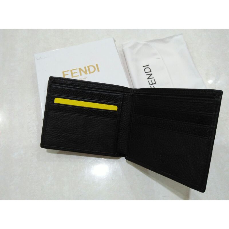 premium dompet lipat pendek mata kuning