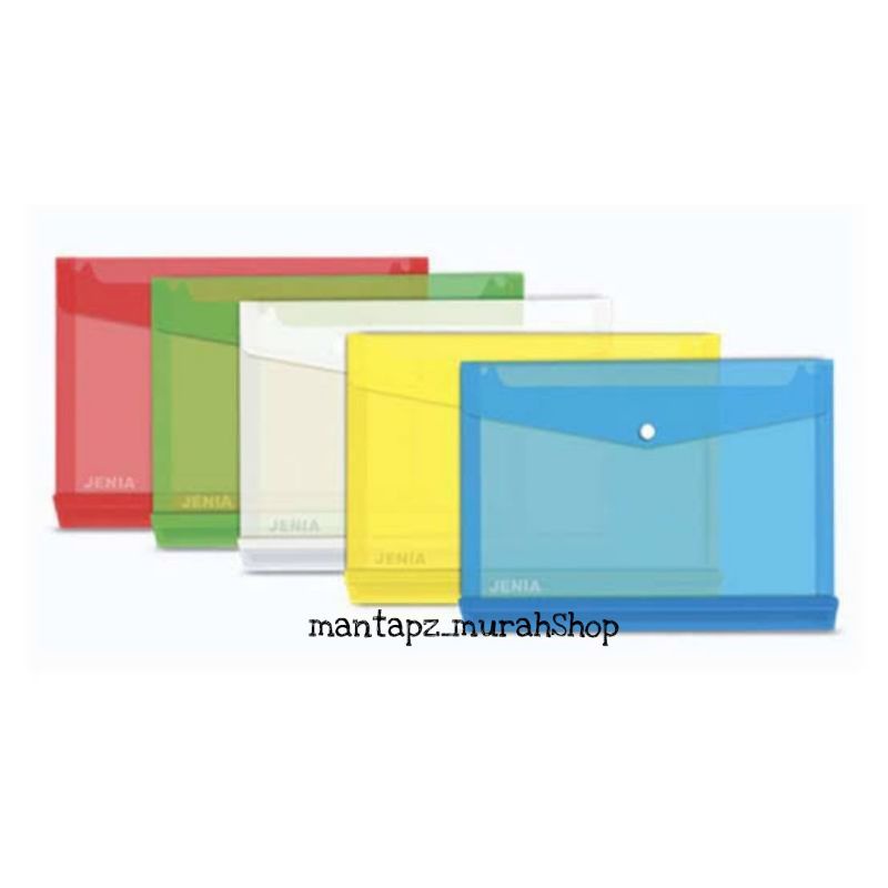 

Map Plastik Kancing Folio Warna /F4 (/PCS)