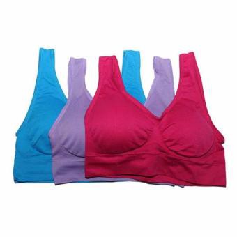 [COD] 3Pcs Bra Musim Panas Jepang Berkualitas Halus Nyaman Tanpa Kawat Original | Genie Bra Summer