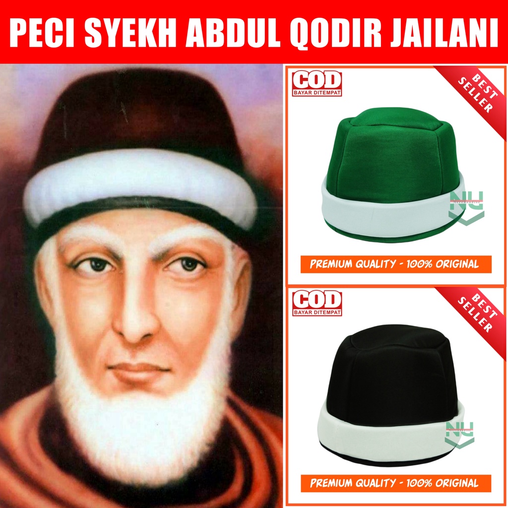 Peci Sufi/Kopyah Syekh Abdul Qodir Jaelani/Songkok Syekh Abdul Qodir Jailani/Peci Syekh Abdul Qodir 