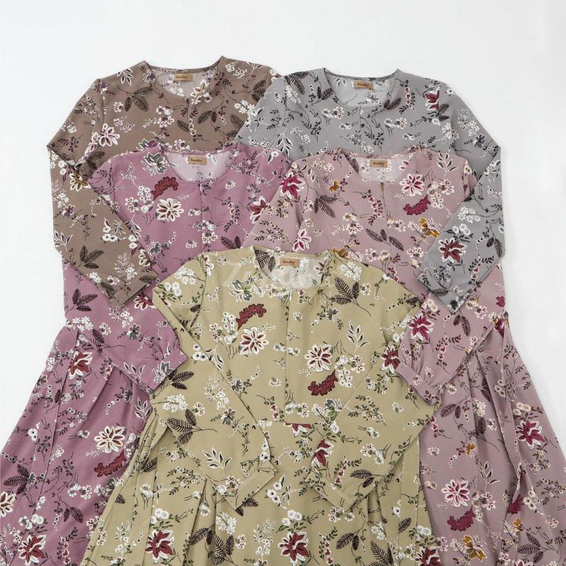 Gamis Floral set by Zanuba