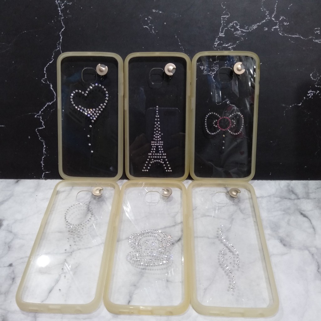 Case Bening Samsung S6 Edge - Hardcase Bening Gambar Samsung S6 Edge