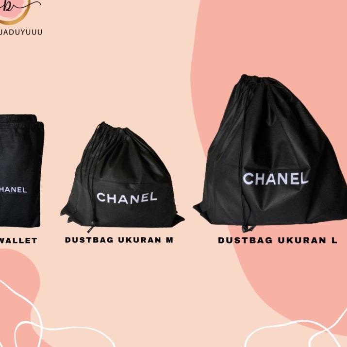 

〈DVXS〉 Paper Bag Chanel Hitam Muat Box Sepatu Pembungkus Tas Kotak Hadiah Shopping Bag Branded Besar