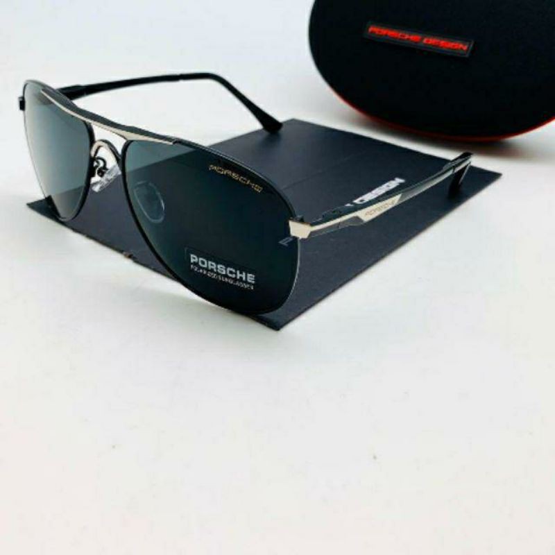 BISA COD||Kaca mata PORSCHE DESIGN 8722||kaca mata hitam AVIATOR PRIA N WANITA