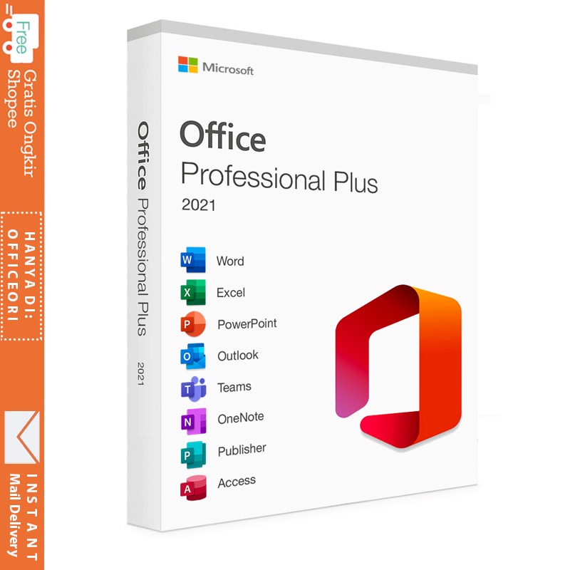 promo office Professional Plus 2021 / 2019 / 2016 ori for Windows lifetime