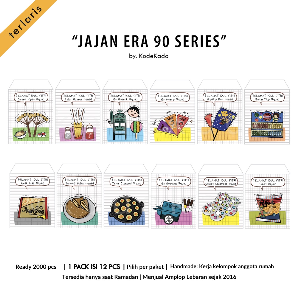 

KODEKADO - AMPLOP LEBARAN JAJANAN ERA 90