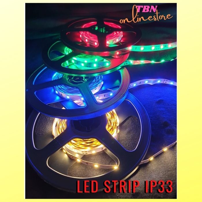 Lampu LED Strip Flexible IP33 Intech 5 Meter 2835 / 5050 IN TECH