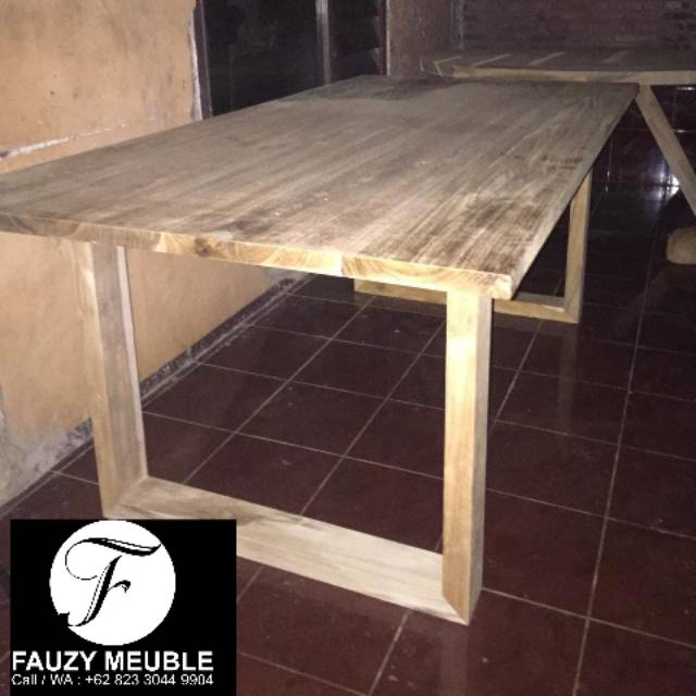 Meja makan minimalis Jati Jepara, Mebel Jepara Furniture Jepara