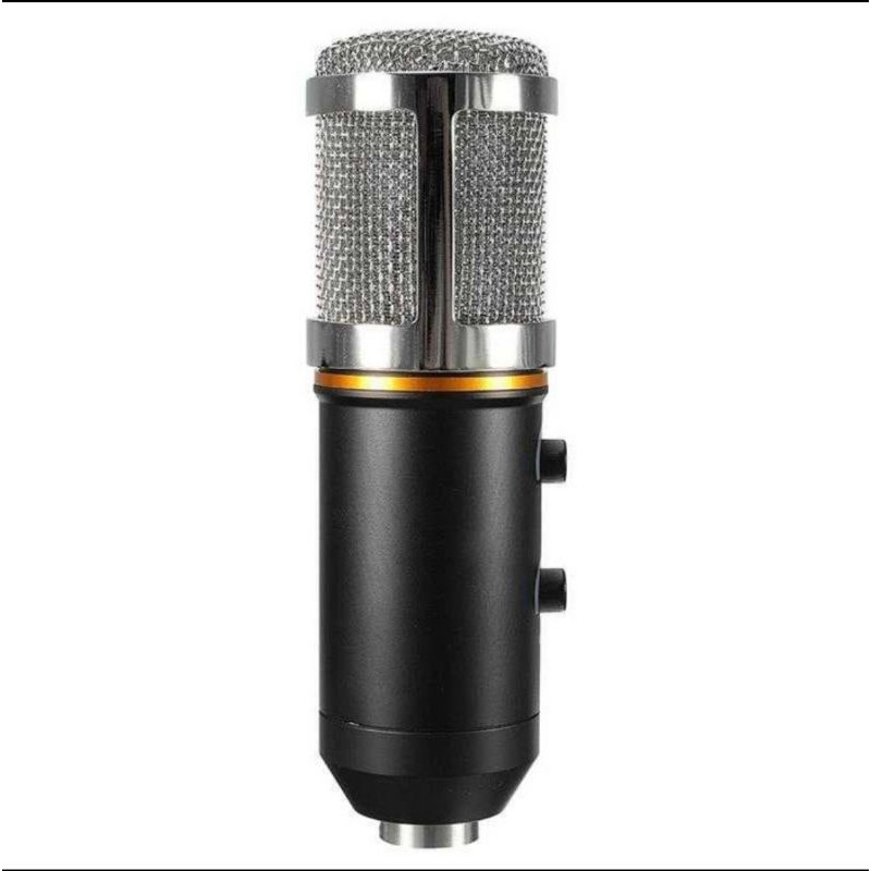 MIKROFON MIC CONDENSER MK-200TL WITH STAND MOUNT MICROPHONE KONDENSER RECORDING PODCAST BROADCAST LAPTOP PC