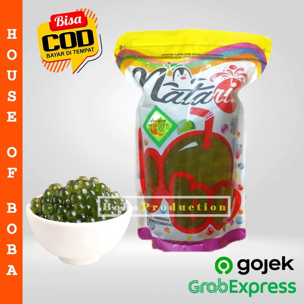 

Popping Boba Kiwi 500gram - Popping Boba Lokal Halal - House of Boba