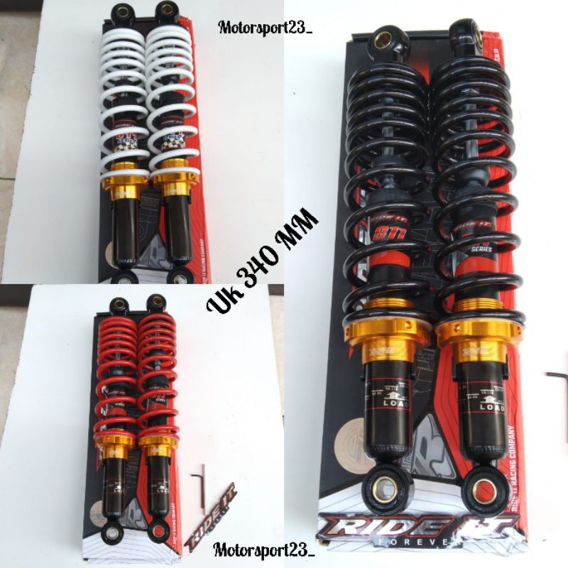 Shock Skok Belakang Bebek Ride It RI 811 UK.340mm  Shockbreaker Belakang Rxking Megapro Tiger