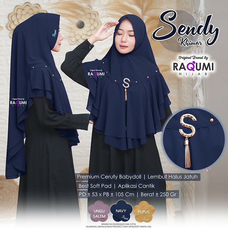 hijab SENDY KHIMAR ORI RAQUMI HIJAB