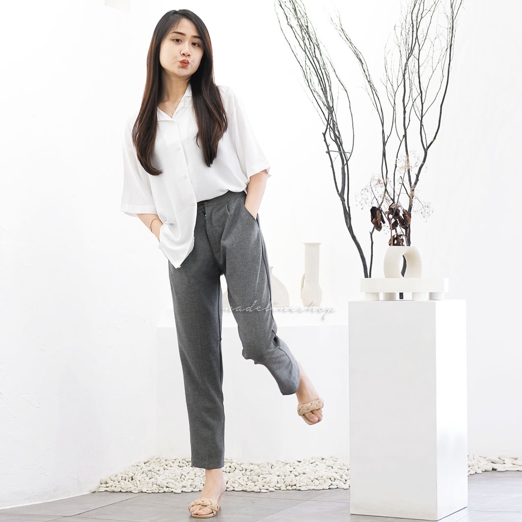 SUMMER SHIRT POLOS KEMEJA OVERSIZE SANTAI LENGAN PENDEK KERAH BOWLING BAHAN RAYON PREMIUM-NAMBASHIRT-1