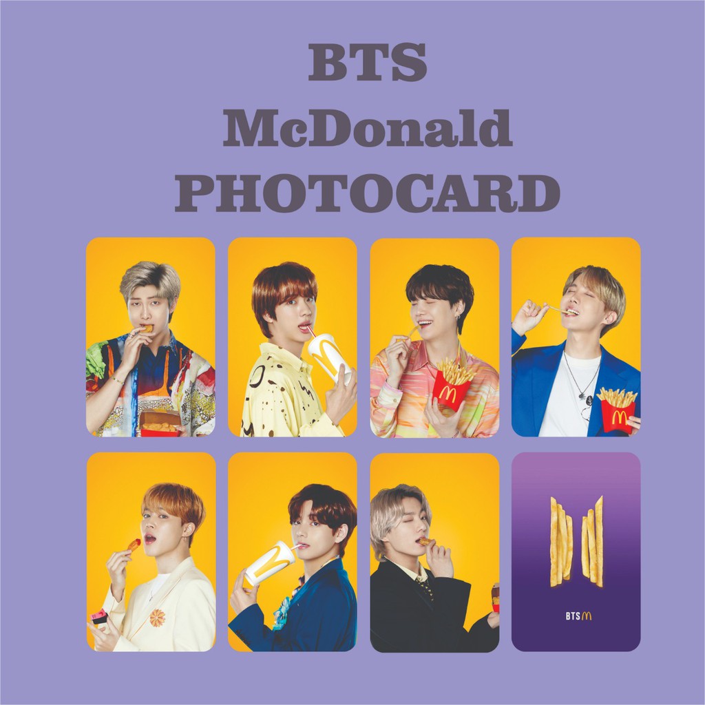 BTS McDONALD PHOTOCARD