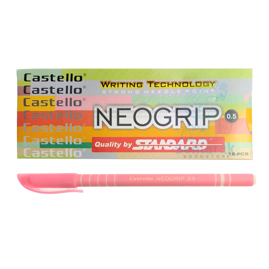 

TBMO PACK BOLPEN CASTELLO NEOGRIP STANDARD BLACK ISI 12PCS