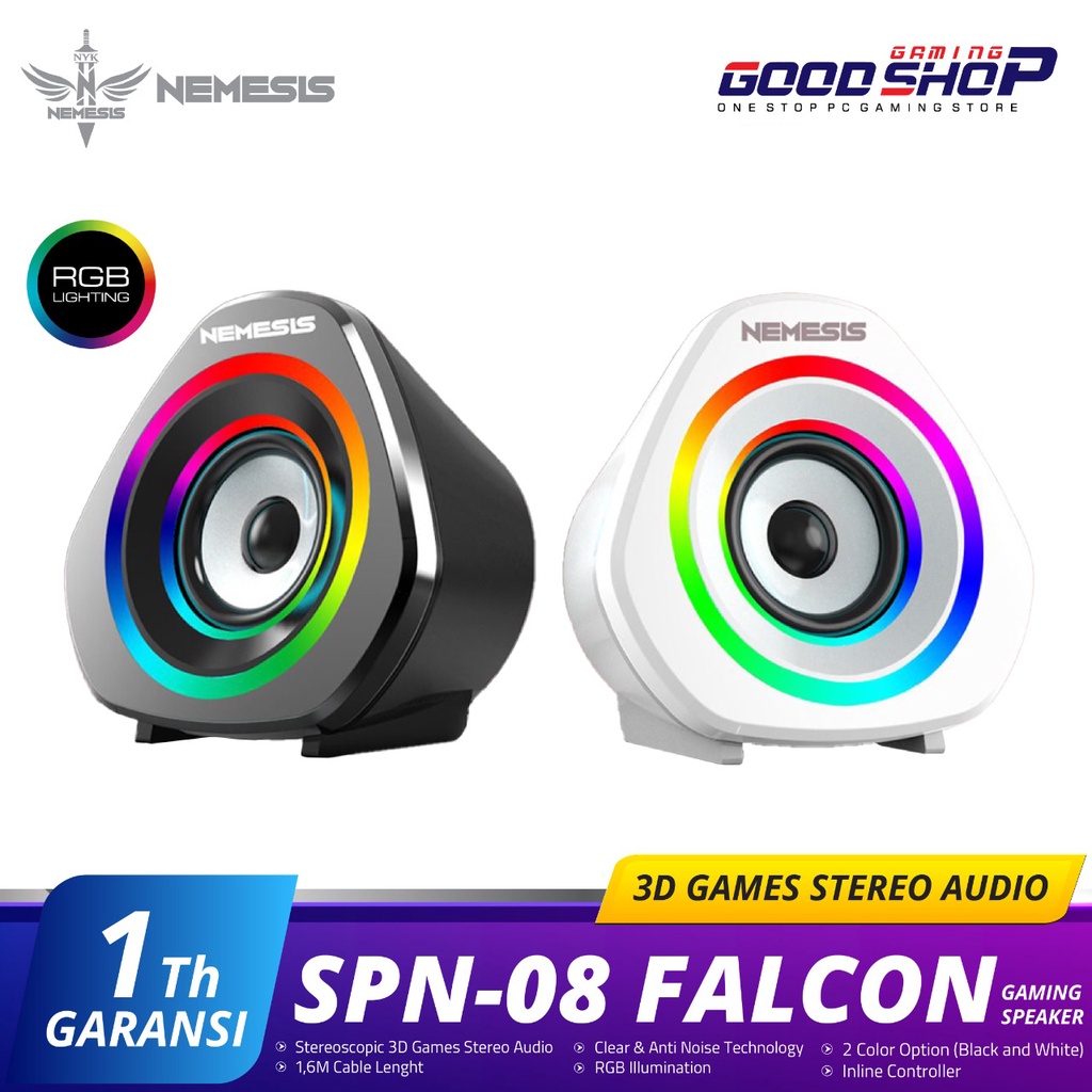 NYK Nemesis SPN-08 FALCON RGB 2.0 - Gaming Speaker