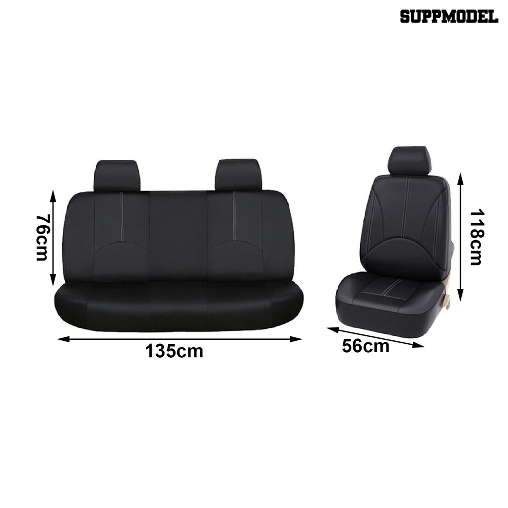 Suppmodel 5-Seat / Set Cover Pelindung Jok Mobil Universal Breathable Tahan Lama