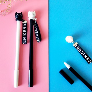 Pulpen Gel Karakter Lucu Kucing Hitam Putih Tinta Hitam 0 Pulpen Gel Karakter Lucu Kucing Hitam Putih Tinta Hitam 0