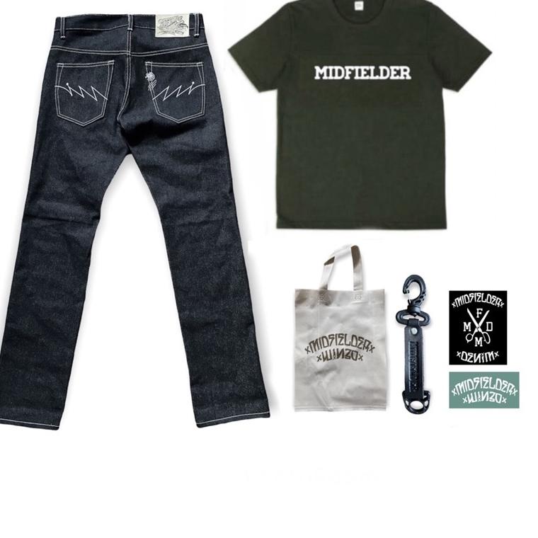 AE.10Jn22ᵂ– Midfielder-Jeans Selvedge Raw denim 14oz