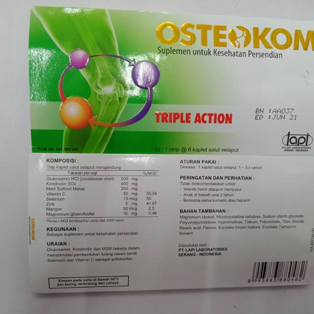 Osteokom suplemen sendi