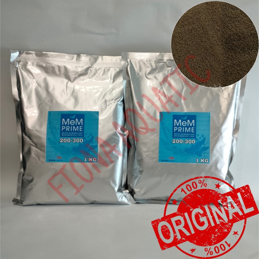 PELET MEM 300-500 MIKRON 1 KG / PELET IKAN 3/5 / MEM PRIME