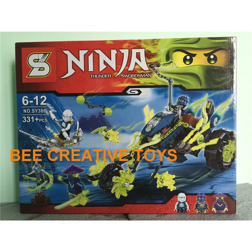 SY Ninjago SY 386 Chain Cycle Ambush