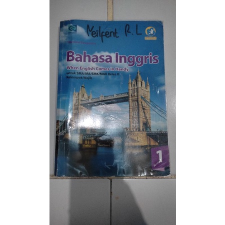 Preloved Buku B. Inggris Kelas 10