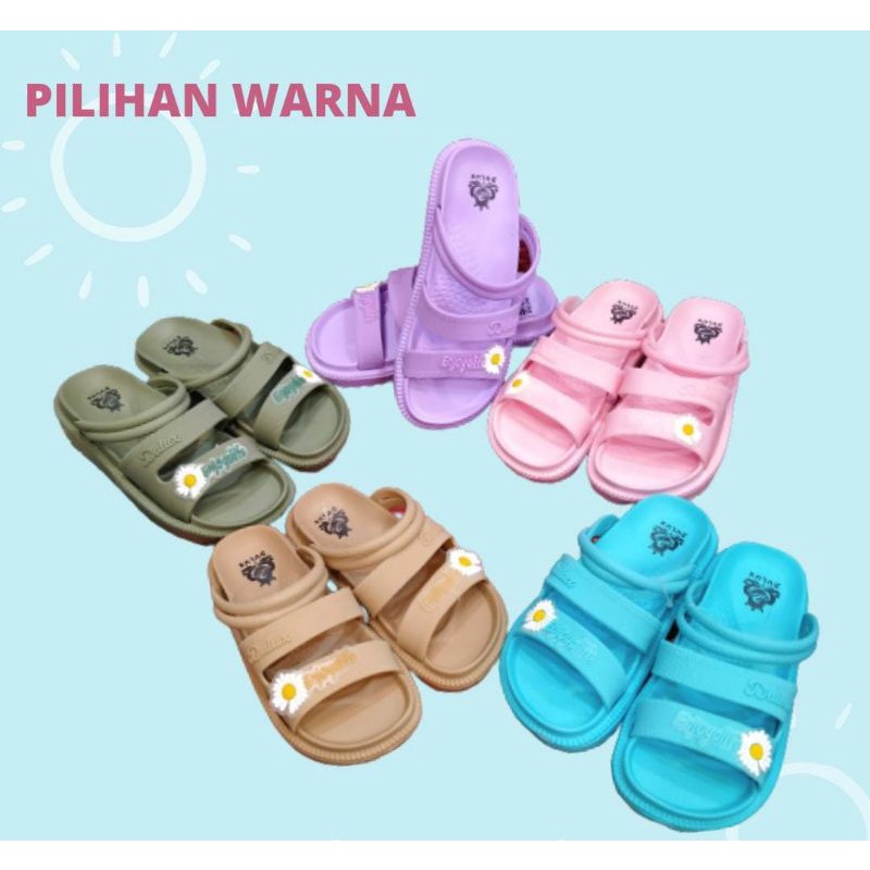 BEST SELLER DULUX sendal wanita dan anak bahan jelly karet-sendal