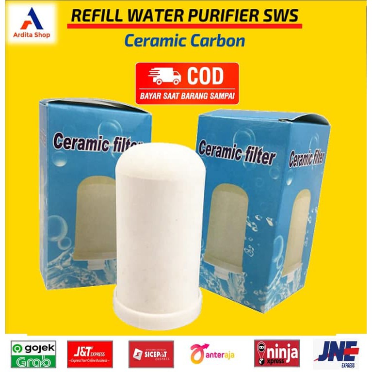 Refill water purifier SWS Filter Kran Air SWS ceramic cartridge water purifier refill