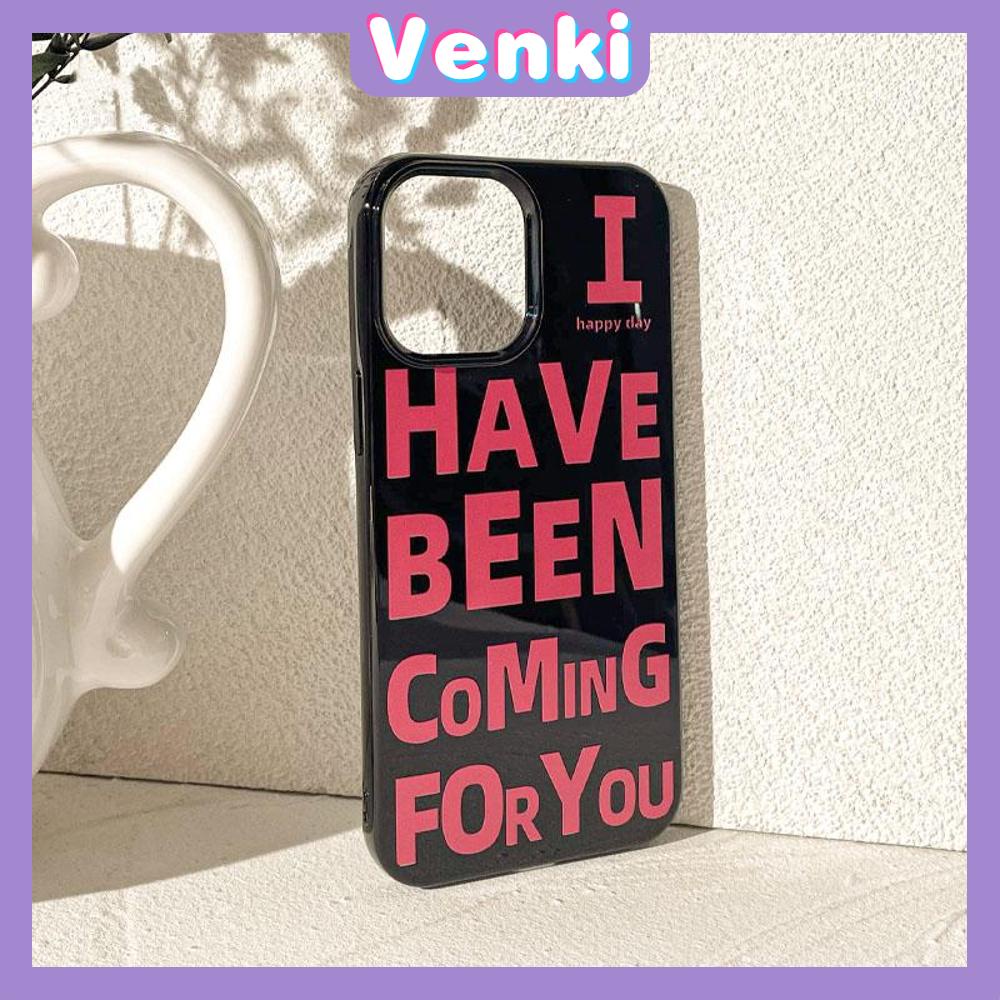 iPhone Case For 14 Series TPU Soft Case Creative Pink English Words Glossy Black Candy Case Camera Protection Shockproof For iPhone 14 13 12 11 Plus Pro Max 7 Plus X XR