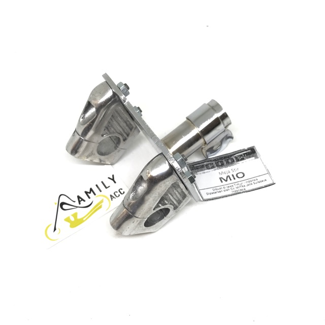 Adaptor Trondol Stang Dudukan Stang Chrome Yamaha Mio Mio J Mio Soul 125 Fino Xride Universal DLL