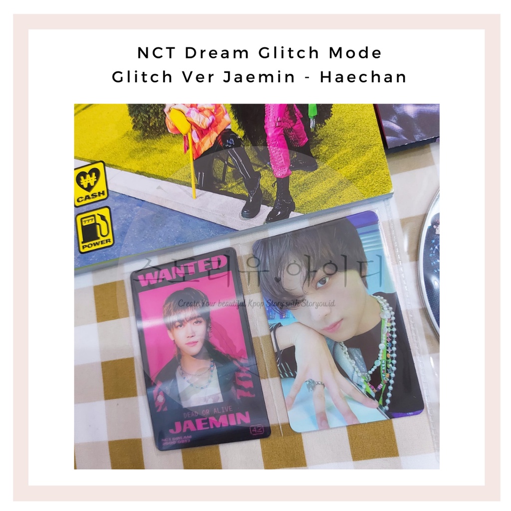 Ready Stock - Jaemin  Haechan Chenle NCT Dream Glitch Mode Photocard Lenticular_PC Lenti