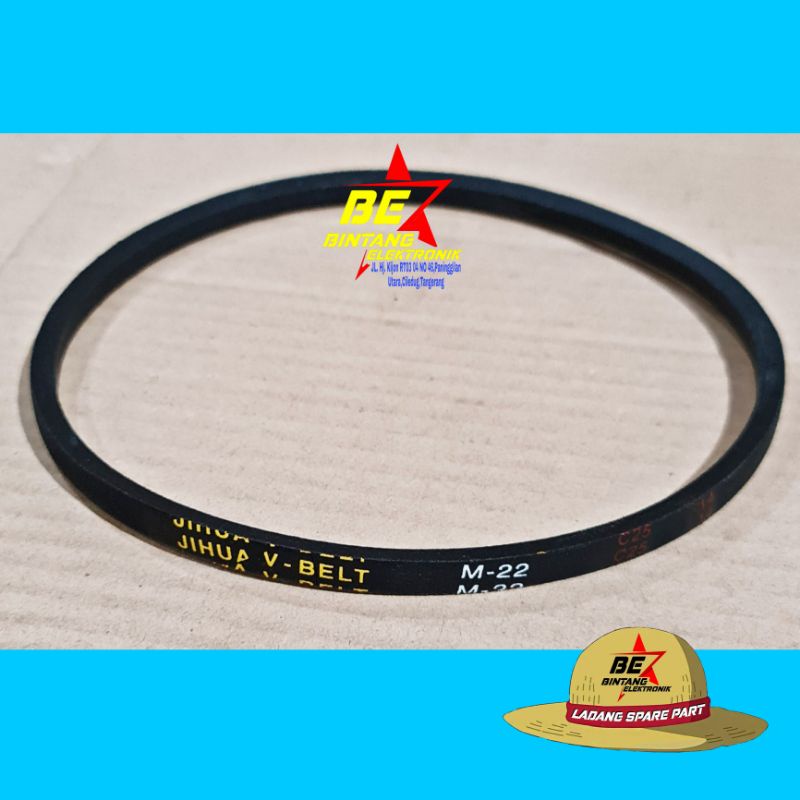 VBELT M22 V-BELT MESIN CUCI M-22 V BELT M 22 VAN BEL 520