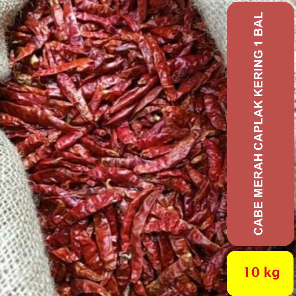 Cabe Merah Caplak Kering kemasan bal 10 kg