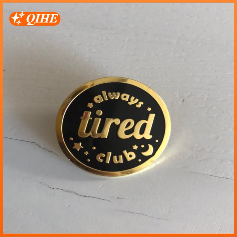 Always Bros / Pin Enamel Bentuk Tongkat + Bulan + Bintang Untuk Hadiah Teman / Kecemasan