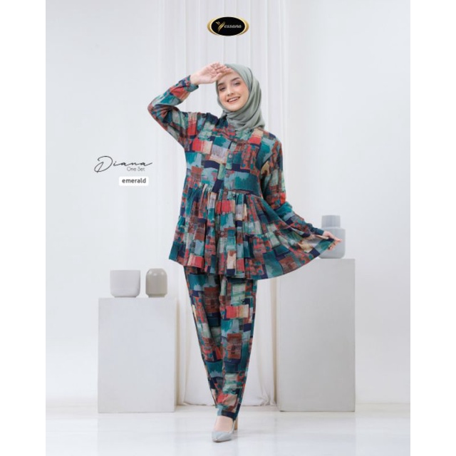 Diana One Set by Yessana || Setelan Celana || Setcel