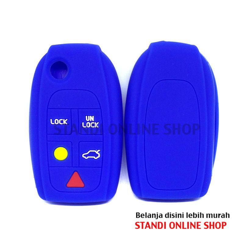 Kondom Kunci Silikon Remote Cover Flipkey Volvo S40 S60 S80 XC90