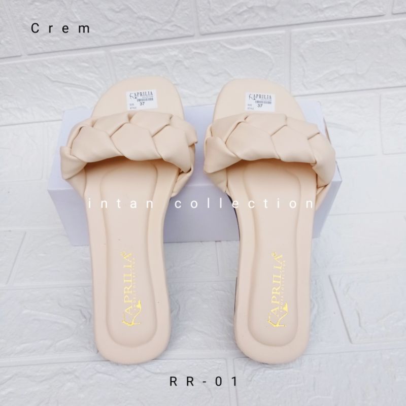 Sandal teplek Anyam wanita terbaru/sendal selop wedges wanita remaja kekinian/slip on/sendal rumah