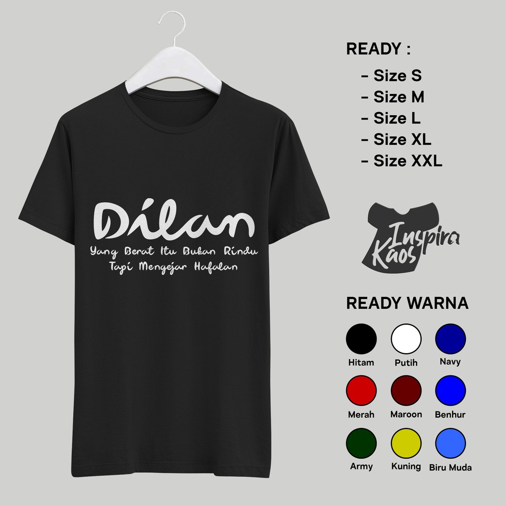 KAOS KATA2 DILAN YANG BERAT ITU BUKAN RINDU TAPI HAFALAN / SANTRI SALAFIE