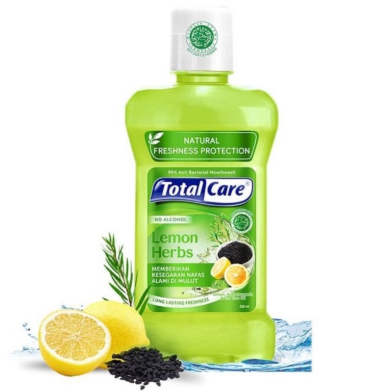 TOTAL CARE Mouthwash Lemon Herbs 250ml