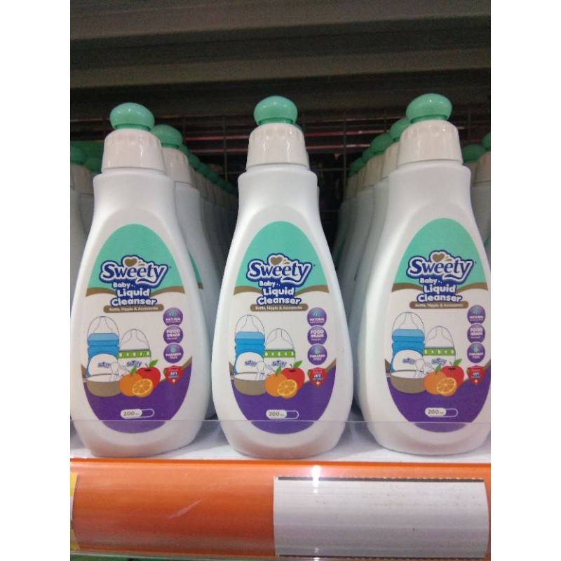 Sweety Baby Liquid Cleanser Refill 200 ml - 450ml  - 900 ml / Cairan Sabun Pencuci Botol Susu